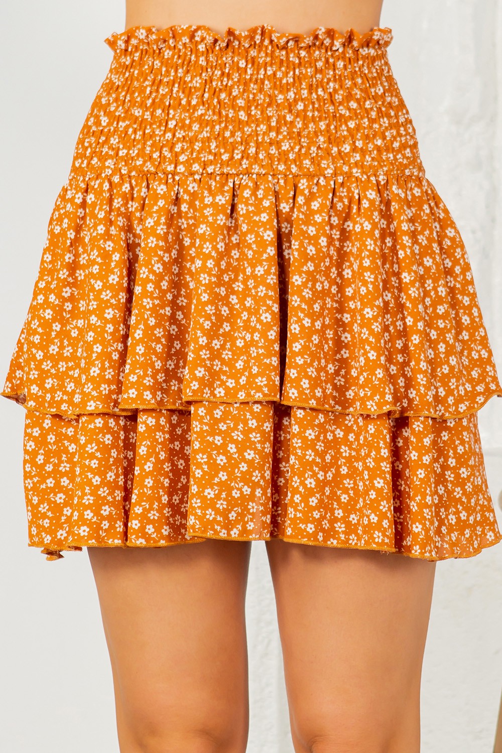 Smoked Tier Layer Skirt